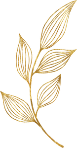 gold tropical leaves